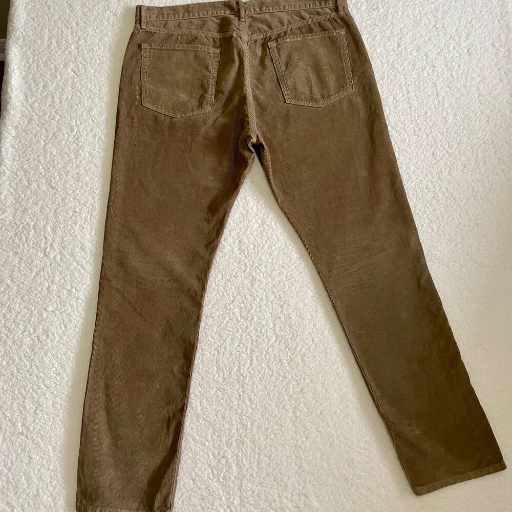 SAVE KHAKI UNITED SKU men’s POCKET CORD JEAN brown corduroy sz 38 fits 40 - Picture 3 of 9